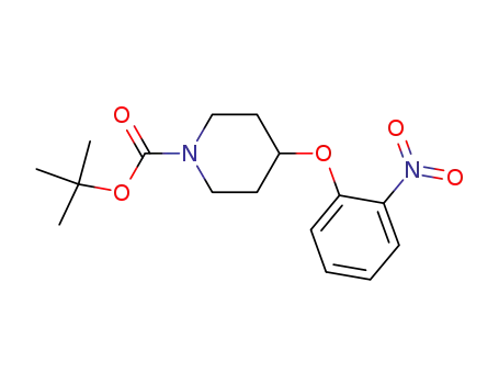 TERT-BUTYL 4-(2-NITROPHENOXY)TETRAHYDRO-1(2H)-피리딘카르복실레이트