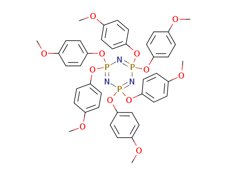 2l5,4l5,6l5-1,3,5,2,4,6-Triazatriphosphorine, 2,2,4,4,6,6-hexakis(4-methoxyphenoxy)- cas  1184-42-5