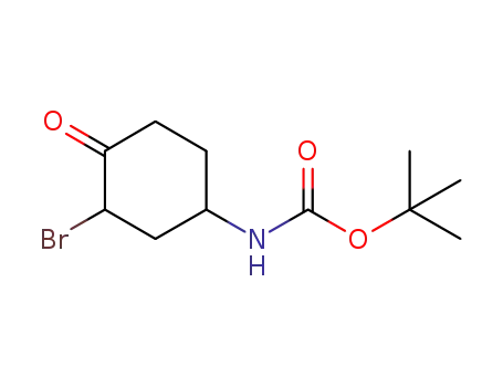 (3-BroMo-4-옥소-사이클로헥실)-카르바믹산 tert-부틸 에스테르