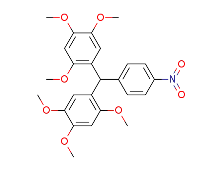 Molecular Structure of 54921-89-0 (1,1'-[(4-nitrophenyl)methanediyl]bis(2,4,5-trimethoxybenzene))
