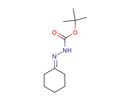 Molecular Structure of 60295-11-6 (tert-butyl 2-cyclohexylidenehydrazinecarboxylate)