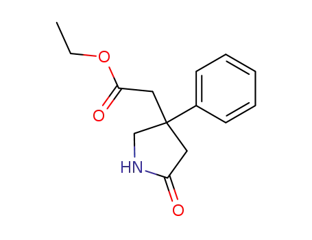 ETHYL 2-(5-OXO-3-PHENYLPYRROLIDIN-3-YL)ACETATE