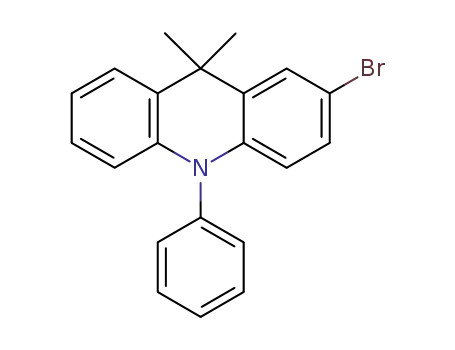 Molecular Structure of 1319720-64-3 (2-Bromo-9,10-dihydro-9,9-dimethyl-10-phenylacridine)