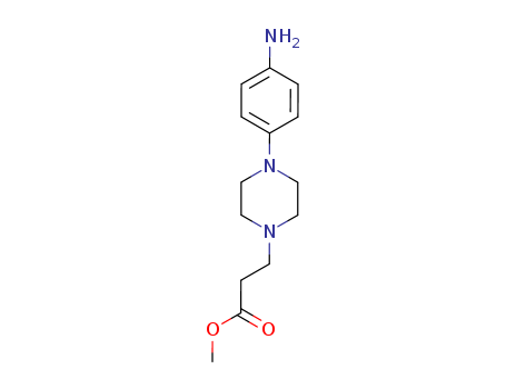 1-Piperazinepropanoic acid, 4-(4-aminophenyl)-, methyl ester