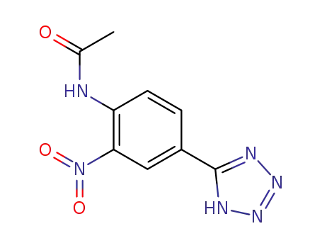 Molecular Structure of 63197-84-2 (Acetamide, N-[2-nitro-4-(1H-tetrazol-5-yl)phenyl]-)