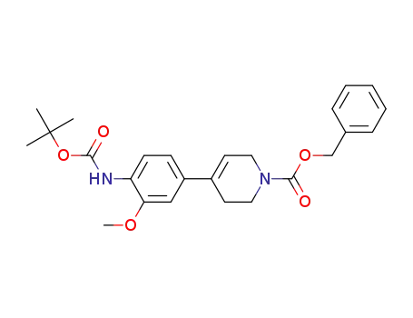 benzyl 4-[3-methoxy-4-[(2-methylpropan-2-yl)oxycarbonyl-amino]phenyl]-3,6-dihydro-2H-pyridine-1-carboxylate