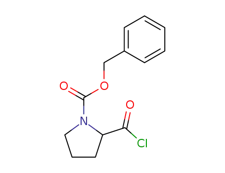 1-Pyrrolidinecarboxylic acid, 2-(chlorocarbonyl)-, phenylmethyl ester