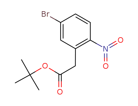 Molecular Structure of 878672-60-7 (tert-butyl 2-(5-bromo-2-nitrophenyl)ethanoate)