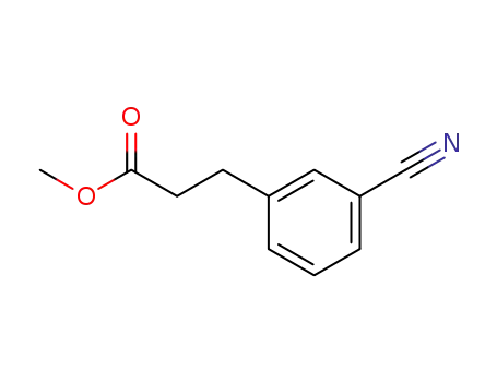 Molecular Structure of 193151-11-0 (methyl 3-(3-cyanophenyl)propanoate)