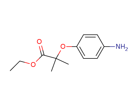 Propanoic acid, 2-(4-aminophenoxy)-2-methyl-, ethyl ester