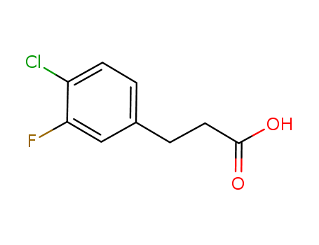 Benzenepropanoic acid, 4-chloro-3-fluoro-