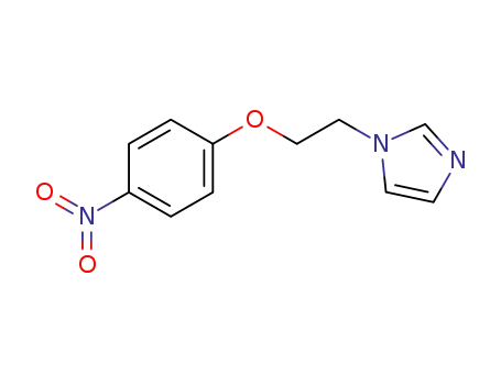 Molecular Structure of 75912-69-5 (1-[2-(4-nitro-phenoxy)ethyl]-1H-imidazole)