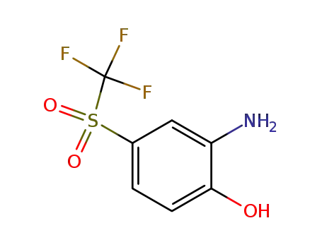 2-amino-4-((trifluoromethyl)sulfonyl)phenol