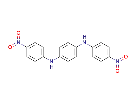 Molecular Structure of 41266-01-7 (1,4-Benzenediamine, N,N'-bis(4-nitrophenyl)-)