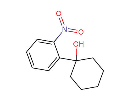 Molecular Structure of 861842-15-1 (Cyclohexanol, 1-(2-nitrophenyl)-)