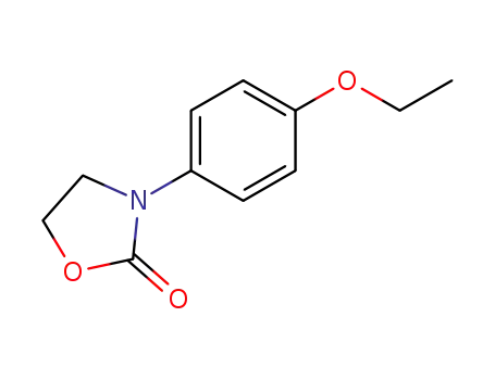 Molecular Structure of 99855-70-6 (3?(4?ethoxyphenyl)oxazolidin?2?one)