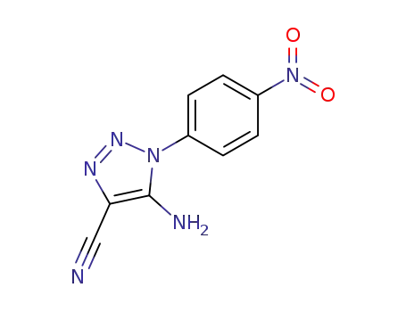 Molecular Structure of 103029-86-3 (5-amino-1-(4-nitrophenyl)-1H-1,2,3-triazole-4-carbonitrile)