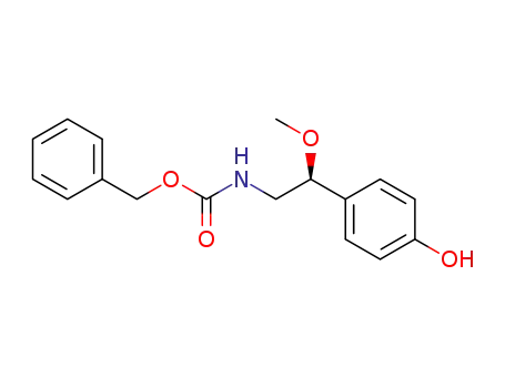 [2-(4-hydroxy-phenyl)-2-(S)-methoxy-ethyl]carbamic acid benzyl ester