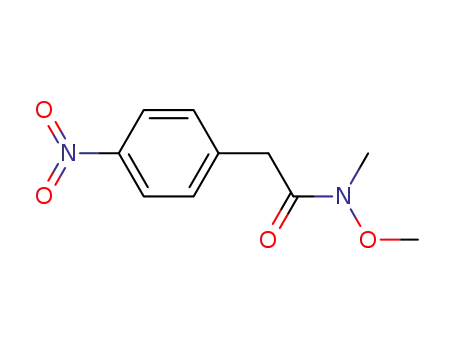 N-methoxy-N-methyl-2-(p-nitrophenyl)acetamide