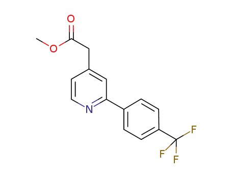 4-Pyridineacetic acid, 2-[4-(trifluoromethyl)phenyl]-, methyl ester