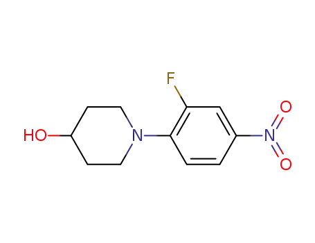 1-(2-fluoro-4-nitrophenyl)piperidin-4-o