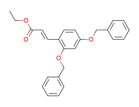 ethyl 3-(2,4-dibenzyloxyphenyl)-2-propenoate