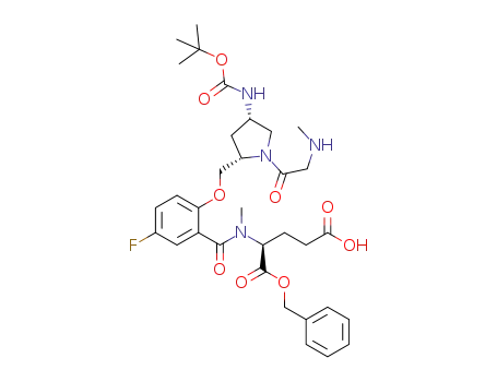 C<sub>33</sub>H<sub>43</sub>FN<sub>4</sub>O<sub>9</sub>