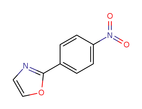 Molecular Structure of 62882-08-0 (2-(4-NITROPHENYL)OXAZOLE  97)