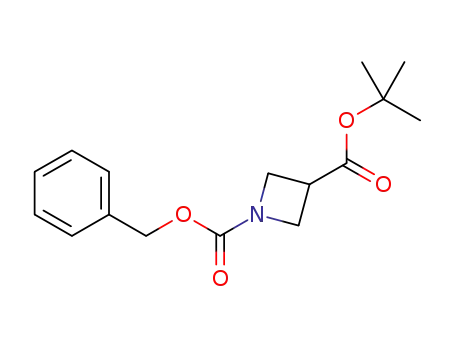 Molecular Structure of 1236144-51-6 (1-benzyl 3-tert-butyl azetidine-1,3-dicarboxylate)