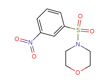 Molecular Structure of 91619-33-9 (4-(3-NITROPHENYLSULFONYL)MORPHOLINE)