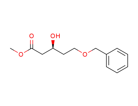 Pentanoic acid, 3-hydroxy-5-(phenylmethoxy)-, methyl ester, (3S)-