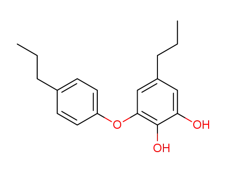 5-propyl-3-(4-propylphenoxy)benzene-1,2-diol