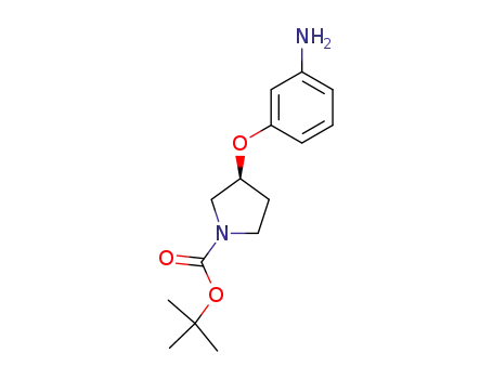 tert-butyl (3S)-3-(3-aminophenoxy)pyrrolidine-1-carboxylate