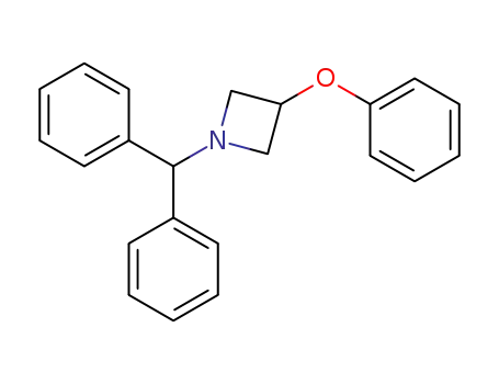 Molecular Structure of 82622-43-3 (1-Benzhydryl-3-phenoxy-azetidine)