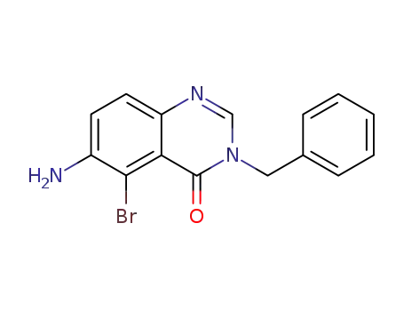 4(3H)-Quinazolinone, 6-amino-5-bromo-3-(phenylmethyl)-