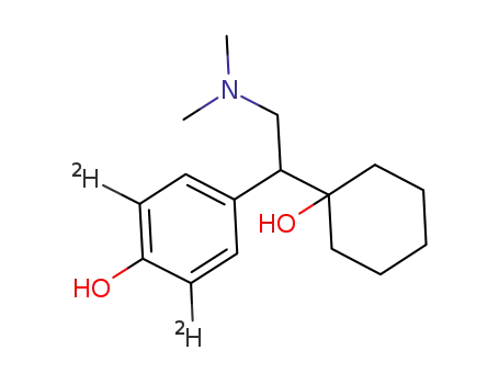 Molecular Structure of 1062607-86-6 ([<sup>2</sup>H]-desvenlafaxine)