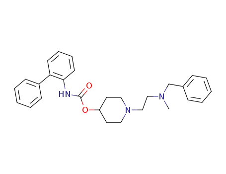 biphenyl-2-yl-carbamic acid 1-[2-(benzylmethylamino)ethyl]piperidin-4-yl ester
