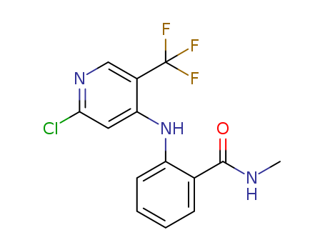 2-(2-chloro-5-(trifluoromethyl)pyridin-4-ylamino)-N-methylbenzamide