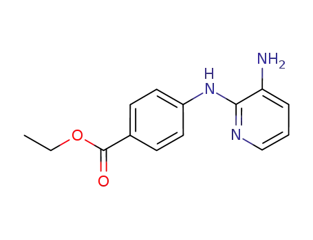 Molecular Structure of 78750-69-3 (ethyl 4-((3-aminopyridin-2-yl)amino)benzoate)
