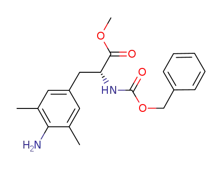 (R)-methyl 3-(4-amino-3,5-dimethylphenyl)-2-(benzyloxycarbonyl)propanoate