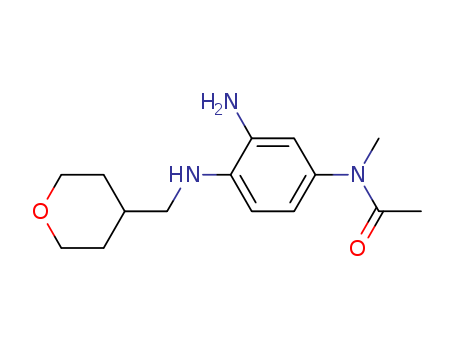 N-{3-amino-4-[(tetrahydro-2H-pyran-4-ylmethyl)amino]phenyl}-N-methylacetamide
