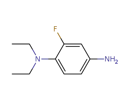 Molecular Structure of 83800-33-3 (N1,N1-DIETHYL-2-FLUORO-1,4-BENZENEDIAMINE)