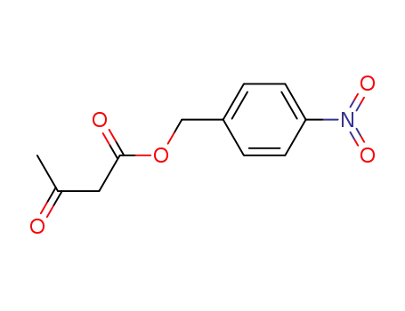 Molecular Structure of 61312-84-3 ((4-Nitrophenyl)methyl 3-oxobutanoate)