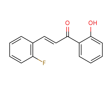 Molecular Structure of 1682-44-6 (3-(2-fluorophenyl)-1-(2-hydroxyphenyl)prop-2-en-1-one)