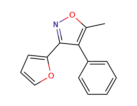 Molecular Structure of 1171190-73-0 (3-(furan-2-yl)-5-methyl-4-phenylisoxazole)