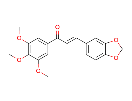 (E)-3-(3,4-methylenedioxyphenyl)-1-(3,4,5-trimethoxy-phenyl)-prop-2-en-1-one