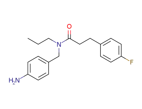 N-propyl-N-(4-amino-benzyl)-3-(4-flourophenyl)propionamide