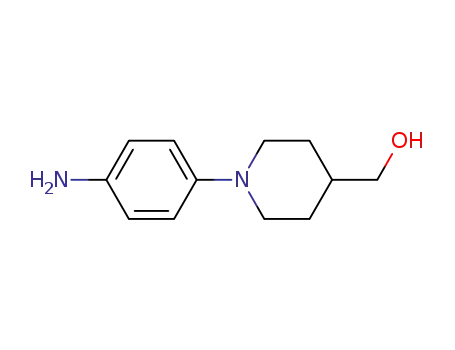 Molecular Structure of 471937-86-7 ([1-(4-aminophenyl)piperidin-4-yl]methanol)