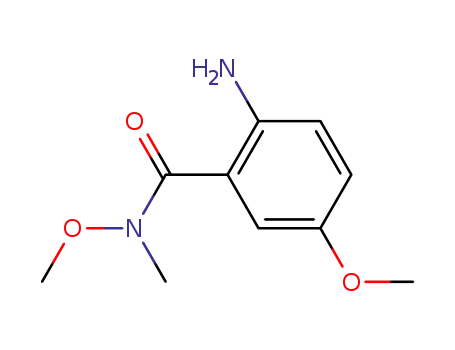 Molecular Structure of 214971-09-2 (Benzamide, 2-amino-N,5-dimethoxy-N-methyl-)