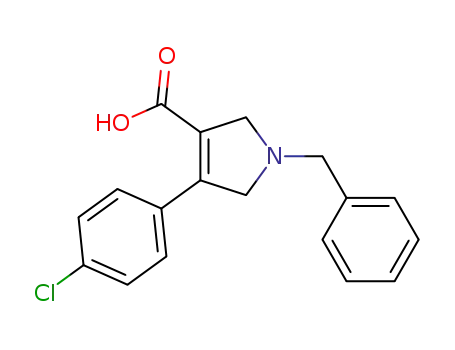 1-Benzyl-4-(4-chloro-phenyl)-2,5-dihydro-1H-pyrrole-3-carboxylic acid